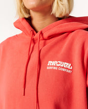 Load image into Gallery viewer, Surf Puff Heritage Hood - Deep Red
