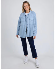 Load image into Gallery viewer, Poppy Fleece Shacket - Steel Blue