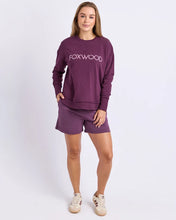 Load image into Gallery viewer, Simplified Metallic Crew - Plum