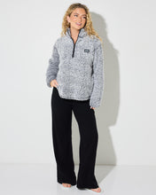 Load image into Gallery viewer, Dark N Stormy 1/4 Zip Crew - Light Grey