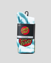 Load image into Gallery viewer, Classic Dot Tie Dye Sock 2pk - Blue /Green