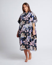 Load image into Gallery viewer, Stay Magical Printed Hooded Towel - Anthracite Sunny Floral