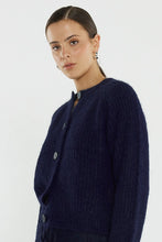 Load image into Gallery viewer, Posie Fluffy Cardi - Navy