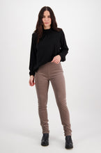 Load image into Gallery viewer, Skinny Leg Full Length Cord Pull On Taupe