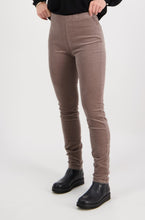Load image into Gallery viewer, Skinny Leg Full Length Cord Pull On Taupe