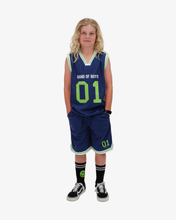 Load image into Gallery viewer, Navy/Wht BOB Slam Dunk Tank