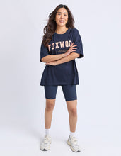 Load image into Gallery viewer, Interval Tee - Navy/Peach