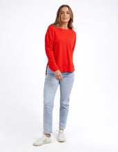 Load image into Gallery viewer, Simplified Crew - Bright Red