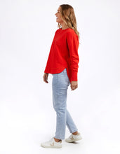 Load image into Gallery viewer, Simplified Crew - Bright Red