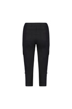 Load image into Gallery viewer, Poplin Pull On Cargo Pant - Black