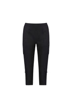 Load image into Gallery viewer, Poplin Pull On Cargo Pant - Black