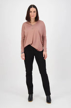 Load image into Gallery viewer, Slim Leg Full Length Ponti Pant With Fly - Black