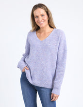 Load image into Gallery viewer, Verity V Neck Knit - Dusty Lilac