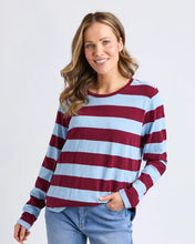 Load image into Gallery viewer, Spritz Stripe L/S Tee