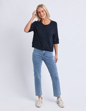 Load image into Gallery viewer, Yvette S/S Cardi - Navy