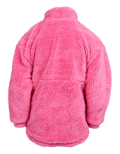 Load image into Gallery viewer, Cozy Quarter Zip Teddy Fleece - Pink