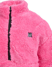 Load image into Gallery viewer, Cozy Quarter Zip Teddy Fleece - Pink