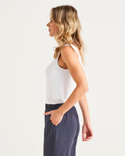 Load image into Gallery viewer, Emma Scoop Tank - White