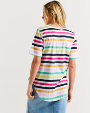 Load image into Gallery viewer, Ariana Tee - Rainbow Stripe