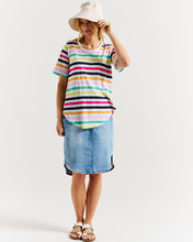 Load image into Gallery viewer, Ariana Tee - Rainbow Stripe