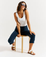 Load image into Gallery viewer, Crop Bengaline Pant - Navy
