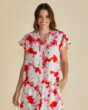 Load image into Gallery viewer, Lyra Blouse - Red Floral Print