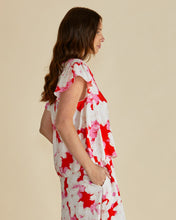 Load image into Gallery viewer, Lyra Blouse - Red Floral Print