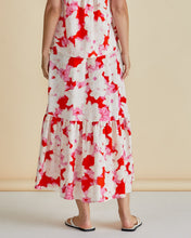Load image into Gallery viewer, Maggie Skirt - Red Floral Print