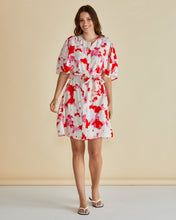 Load image into Gallery viewer, Gwenda Dress - Red Floral Print