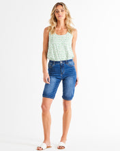 Load image into Gallery viewer, Bonnie Bermuda Denim Short - Indigo Mix