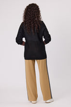 Load image into Gallery viewer, Merino Blend Stripe Trim Jumper