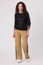 Load image into Gallery viewer, Merino Blend Stripe Trim Jumper
