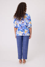 Load image into Gallery viewer, Modena Print Top - Blue