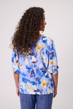 Load image into Gallery viewer, Modena Print Top - Blue