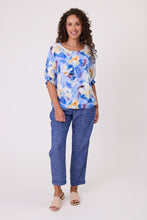 Load image into Gallery viewer, Modena Print Top - Blue