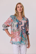 Load image into Gallery viewer, Aurora Peasant Top - Coral