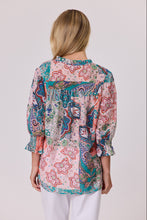 Load image into Gallery viewer, Aurora Peasant Top - Coral
