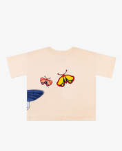 Load image into Gallery viewer, Cream Mini Flutter Tee