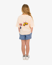 Load image into Gallery viewer, Cream Mini Flutter Tee