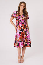 Load image into Gallery viewer, Hazel Mock Crossover Dress - Black