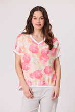 Load image into Gallery viewer, Riley Print Top - Coral