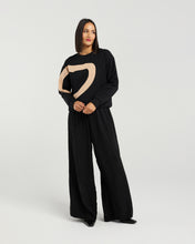 Load image into Gallery viewer, Amara Sweat - Black & Biscuit