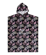 Load image into Gallery viewer, Stay Magical Printed Hooded Towel - Anthracite Sunny Floral