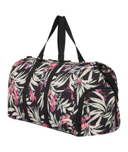 Load image into Gallery viewer, Pumpkin Spice Travel Bag - Anthracite Wind Swept Floral