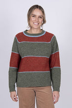 Load image into Gallery viewer, Mohair Block Stripe Pullover