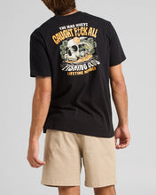 Load image into Gallery viewer, Caught Fk All SS Tee - Black