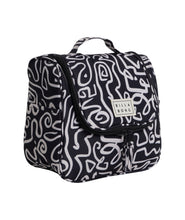 Load image into Gallery viewer, Travel Beauty Bag - Black Pebble 2