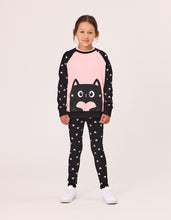 Load image into Gallery viewer, Love Cat Raglan Crew