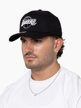 Load image into Gallery viewer, NBA Black & White Flex 110 Snapback - Los Angeles Lakers
