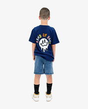 Load image into Gallery viewer, Navy BOB Smiles Tee